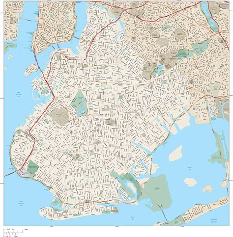 Map of Brooklyn New York